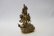 Load image into Gallery viewer, Tibetan Green Tara Buddha Statue Handcrafted from Nepal
